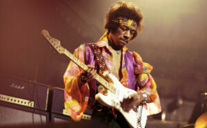 Jimi Hendrix, one of the first guitar legends