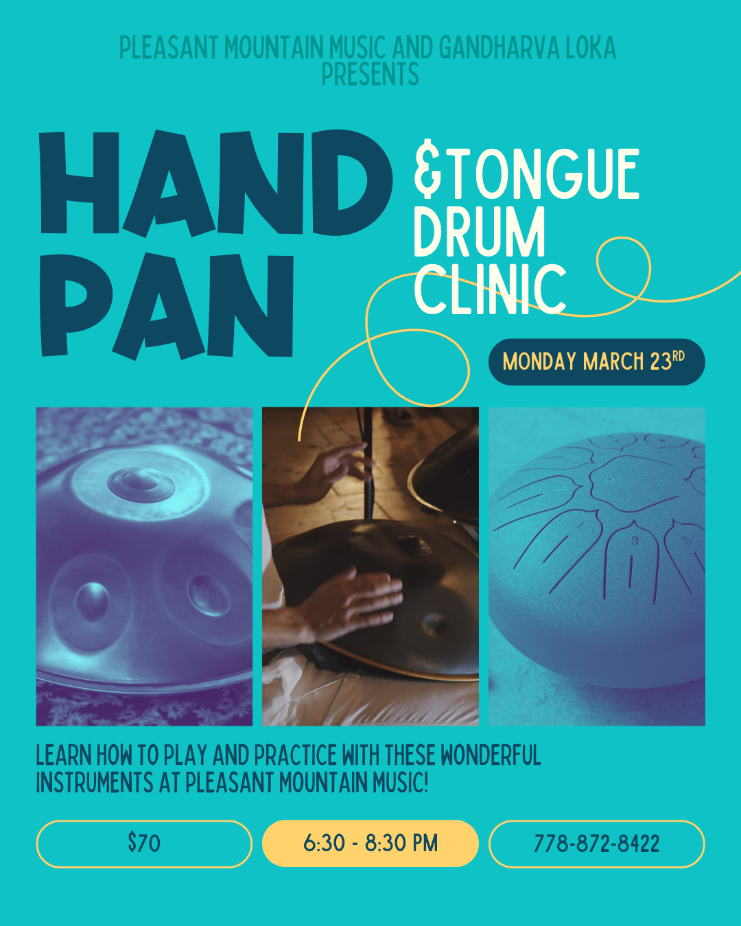 Handpan Clinic – March 23rd 2026