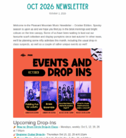 Oct 2026 Newsletter
